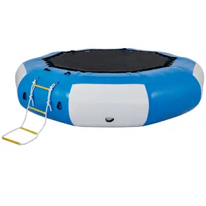 Ejia-trampolín de agua flotante inflable para Lago y piscina, 10 pies, 13 pies, 17 pies