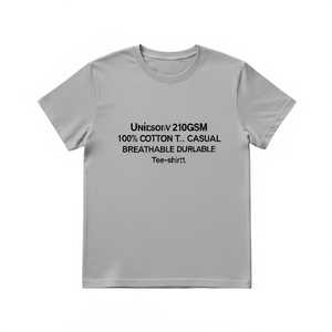 T-Shirt Unisex 210GSM 100% Cotone, Maglietta Casual Traspirante e Resistente per Uomo - Product Image 2