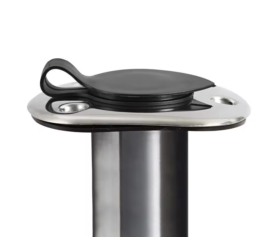 outrigger fishing rod holder Salty Adventures 1-Way - 10" Flared Tulip - Style - Rod Rigger - Polished Aluminum Premium powder 2 Rod Spreader Outrigger Rod