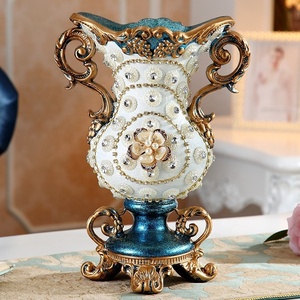 Decoración contemporánea para el hogar-Jarrón de resina ecológico pulido de mediados de siglo Regalo del Día de la madre - Product Image 3