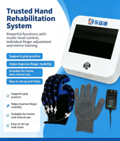 Exosquelette pour les mains, gant de rééducation électrique des doigts, dispositif d'entraînement pour la récupération musculaire après un AVC, thérapie à domicile