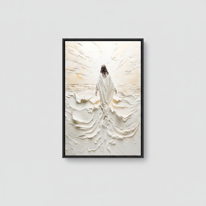 Elegant Modern Religious Canvas Art: Sacred Printed Design for Home Decor,<b>BLACK</b> <b>FRAMED</b> CANVAS - Product Image 2