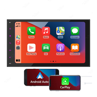 Reproductor de DVD para coche con pantalla táctil IPS universal de 9 pulgadas, Bluetooth, WiFi, navegación, Carplay inalámbrico, Android Auto para Toyota