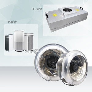 สำหรับ R4E355-AK05-05 48V AC 800-2400m3/h 100-300Pa HVAC FFU ชุดจัดการอากาศ พัดลมแบบแกนหมุน ลูกปืน - Product Image 4