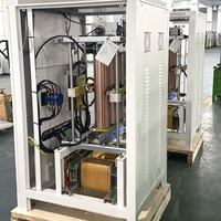 Stabilisateur de tension triphasé AC 60kVA 120kVA 150kVA 180kVA, AVR automatique, bobinage en cuivre, protection contre les surtensions, efficacité 98%, CE