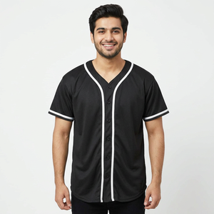 เสื้อเบสบอลปักลายสำหรับผู้ชายเสื้อเจอร์ซีย์สำหรับใส่เล่นเบสบอล - Product Image 1