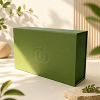 Boîte en carton pliable avec couvercle magnétique personnalisé, logo personnalisé, emballage en carton enduit pour chaussures, vêtements, cosmétiques, cadeaux