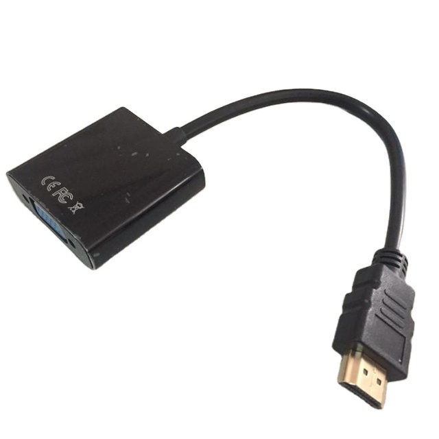 Support 3D 1080P HD to VGA Audio Converter Adapter Cable for PC HDTV