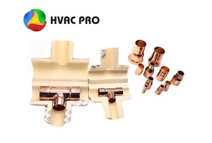 Conector Tipo T de Cobre de Alta Calidad para HVAC, Accesorio para Tuberías de Refrigeración, Serie ME, Junta para Aire Acondicionado, Adaptador Duradero - Product Image 2