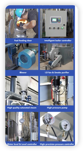 Factory Price Small Vertical Steam Generator Natural Gas LPG <strong>Oil</strong> Diesel Fired Industrial Steam Boiler - Product Image 6