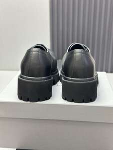 Zapatos de suela gruesa de marca en stock, cómodos, transpirables, con cordones, zapatos de cuero para hombre de estilo casual de negocios a la moda - Product Image 4