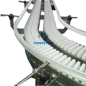 Nouveau Convoyeur à Chaîne Flexible avec Courroie en Polyuréthane Durable et Vitesse Réglable pour le Transfert de Bouteilles en Usine de Fabrication - Product Image 3