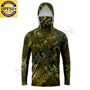 Ropa de Protección Solar Personalizada UPF50, Camisa de Protección Solar para Hombre y Mujer, Camisa de Pesca de Camuflaje de Alto Rendimiento - Product Image 3