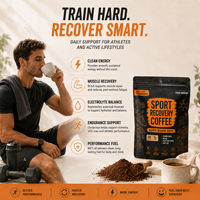 Poudre de café instantané pour la récupération sportive, supplément de Cordyceps, BCAA, électrolytes, 150g, support OEM, endurance, récupération musculaire