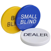 Jetons de Bingo Mini de 0,9 Pouce en Plastique ABS Multicolores, Jetons de Poker, Marqueurs de Balle de Golf, Cadeau pour Enfants pour l'Apprentissage du Calcul et le Jeu de Golf