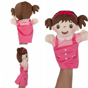 Juego de marionetas de mano de 6 piezas para miembros de la familia, muñecos de peluche suaves para contar cuentos y juegos de rol, gran regalo DIY para niños - Product Image 5