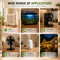 Enchufe Temporizador Programable con 19 Programas y Carga Máxima de 1800W