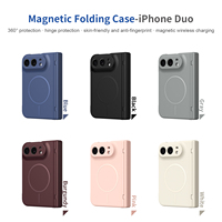Coque de téléphone intégrale pour iPhone 18 Duo avec protection d'écran, coque rigide en PC anti-rayures et antichoc pour iPhone 18 Duo