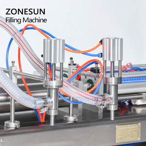 ZONESUN ZS-YT2P Fully Pneumatic Alcohol Hand Sanitizer Gel Liquid Soap <b>Bottle</b> <b>Dispenser</b> Filling Machine - Product Image 2