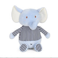 Peluche Éléphant Personnalisée en Gros pour Bébé, Grande Poupée Réconfortante Douce pour Nourrissons et Enfants, Jouet de Sommeil