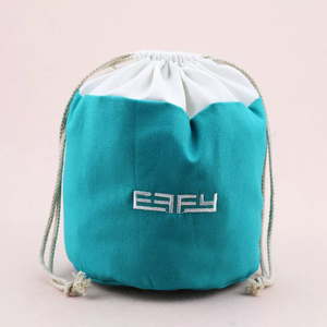 Sac cadeau en toile de coton Besto OEM recyclable et personnalisable avec logo sérigraphié, idéal pour l'emballage de bougies et d'artisanat - Product Image 3