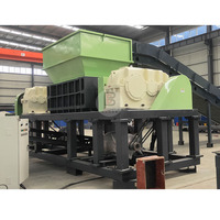 Mesin Penghancur Kaleng Aluminium Bekas Double Shaft Shredder Penghancur Logam Kecil untuk Dijual  10-30T/Hari Mesin Penghancur Industri
