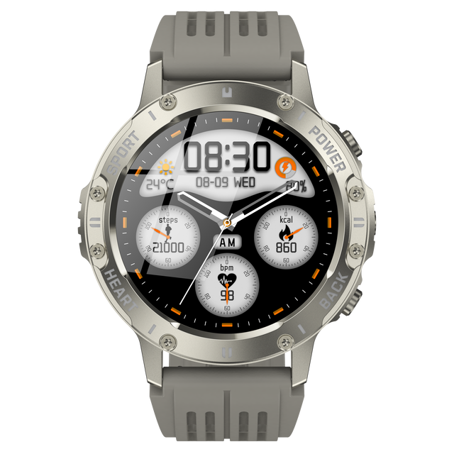 OEM ODM Health Monitoring Smartwatch Blood Oxygen SpO2 HR Sleep Tracker Alarm Clock Magnetic TFT 5 Days Battery for Men Women