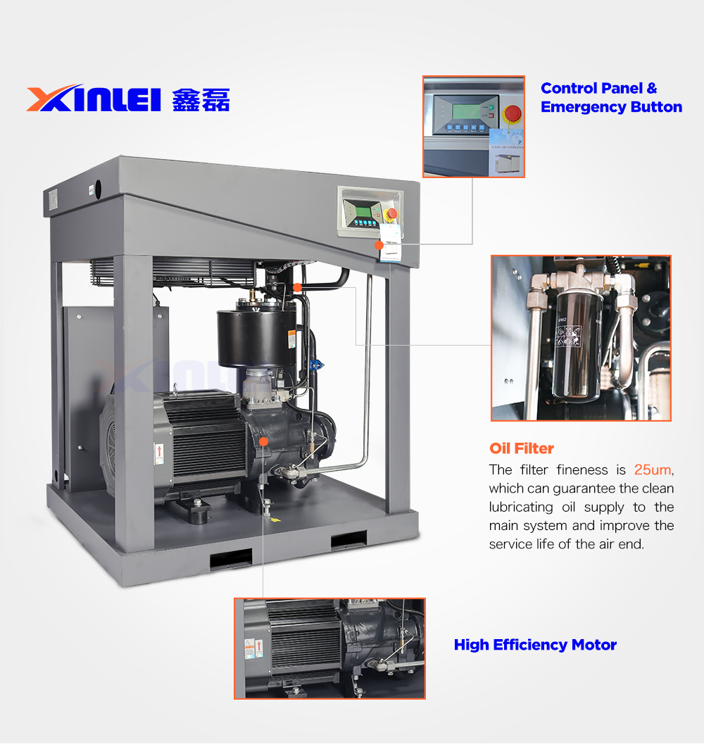 ORANGLES 7.5kw Screw Air Compressor New Design Industrial Silent Rotary Bahrain - full product showcase - displaying specifications - Image 5 of 5 | adapts to any space | 7.5kw Screw Air Compressor New Design Industrial Silent Rotary Bahrain deal New Jersey | Free Shipping ORANGLES