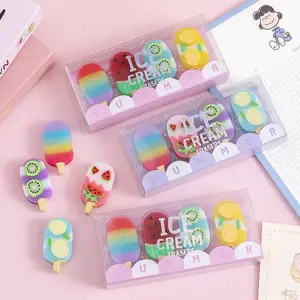 Accessori stazionari Kawaii scuola durevole gomma staccabile gomma da cancellare per bambini