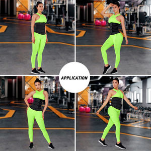 Gaine Amincissante Ventre Latex à Fermeture Éclair et Triple Sangle, Corset Minceur Brûle-Graisse en Gros - Product Image 5