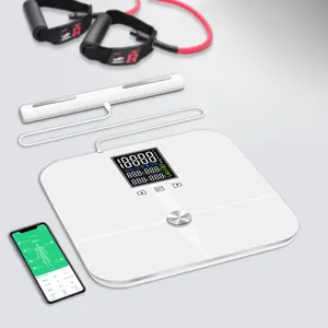 2024 Escala De Peso Elétrico Inteligente Gordura Corporal Portátil Pesando Balança Digital 180kg Banheiro Balanças Máquina