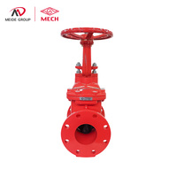 MECH FM untuk UL sistem perlindungan api katup besi Ductile Manual dengan gerbang OSY beralur Vavles air suhu tinggi
