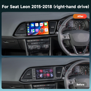 Radio para Auto Android Podofo de 9 Pulgadas, 4+64G, para Seat <span class=keywords><strong>Leon</strong></span> 2015-2018 (Volante a la Derecha), Carplay/Android Auto Inalámbrico, OEM, ODM, Venta al Por Mayor - Product Image 5