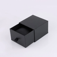 Boîte cadeau de luxe personnalisée avec logo, style tiroir, en carton écologique, étanche, pour montre, avec gaufrage, pelliculage mat et éponge