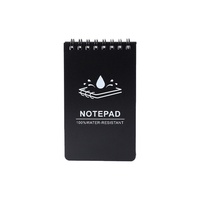 Carnet à spirale A7 avec couverture en PP, logo personnalisé, grille, pochette étanche, bloc-notes de notes, papier pierre, fournitures scolaires et de bureau