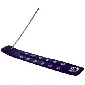 Soporte de Incienso de Madera Hecho a Mano, el Más Vendido, con Recolector de Ceniza para Aromaterapia, Decoración Religiosa del Hogar, Calidad Premium, India - Product Image 1