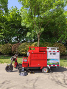 Tricycle Sanitaire Industriel <span class=keywords><strong>à</strong></span> Trois Roues, Véhicule de Nettoyage <span class=keywords><strong>avec</strong></span> Configuration d'Aspiration <span class=keywords><strong>à</strong></span> Trois Brosses, Bac <span class=keywords><strong>à</strong></span> Matériaux de 700L, <span class=keywords><strong>Réservoir</strong></span> d'<span class=keywords><strong>Eau</strong></span> de 80L - Product Image 6