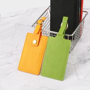 Nouvelle étiquette de bagage de carte d'embarquement d'<span class=keywords><strong>avion</strong></span> multicolore de luxe étiquette de valise en cuir PU créative avec étiquette nominative personnalisée - Product Image 4