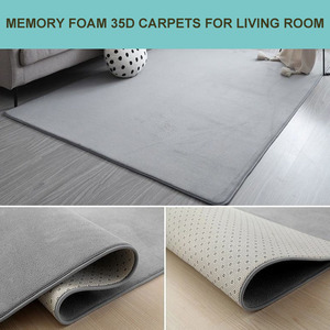 Dày Bộ Nhớ Bọt Playpen Thảm Mềm Mại Sang Trọng Không-Trượt Bé Chơi Mat Rắn Màu Sàn Thảm Cho Trẻ Em Của Nhà Phòng - Product Image 4