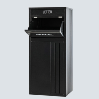 Boîte aux lettres extérieure OEM en acier galvanisé pour la maison, avec serrure à clé, boîte de dépôt sécurisée pour colis et lettres, boîte de livraison de colis