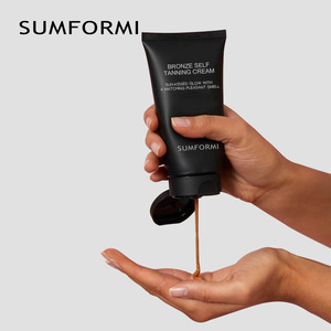 Loción bronceadora con aceite corporal sin sol a base de hierbas de etiqueta privada, crema autobronceadora para el día a día, crema hidratante para eliminar el solárium - Product Image 4