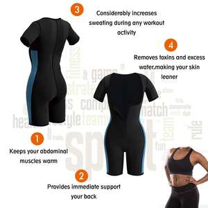 Moldeadores de cuerpo completo para <span class=keywords><strong>mujer</strong></span>, trajes de neopreno para el sudor, entrenador de cintura Ultra, moldeadores de <span class=keywords><strong>Fitness</strong></span> - Product Image 3