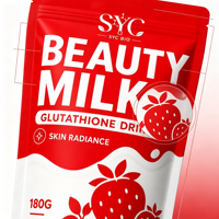 Boisson au collagène premium avec formule à la fraise japonaise pour un blanchiment efficace de la peau et la restauration du collagène – Complément professionnel