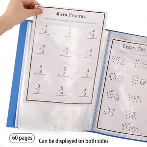 Wholesale Office Business Brand Custom Binder Clear <strong>Display</strong> Book <strong>A4</strong> <strong>Display</strong> Book 60 Page Transparent Insert <strong>Folder</strong> - Product Image 3