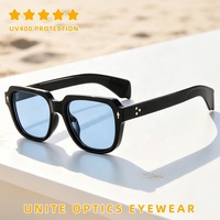 Fabricant chinois de lunettes de soleil OEM, vente en gros, logo personnalisé, marque privée, lunettes de soleil pour hommes, style vintage, monture carrée rétro, UV400