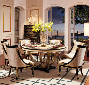 Bobini — ensemble de Table rectangulaire, or et noir, de luxe, parfait pour la salle à manger - Product Image 6