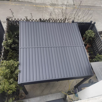 Télécommande étanche système bioclimatica 3x3 3x4 4x3 4x6 gazebo persiennes de toit automatiques motorisées pergola extérieure en aluminium