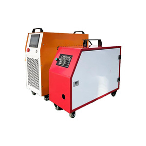 Soudeuse laser à fibre portative 1064 nm refroidie par air pour acier inoxydable, machine de soudage par impulsions - Product Image 1
