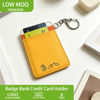 Dompet Kartu Tipis Pria Wanita Minimalis Dompet Saku Depan Elastis Tempat Kartu Kredit Anti RFID Motif Bunga