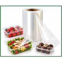 Film de couverture PE facile à décoller pour l'emballage alimentaire, film plastique pour plateaux thermoscellables